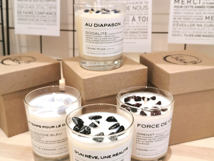 Les bougies « Pierres de vie »😃